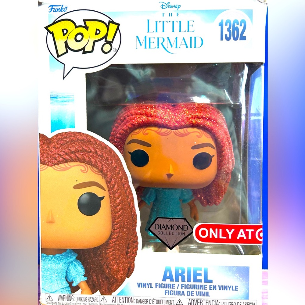 Disney Ariel Funko Pop with Sparkling Red Hair